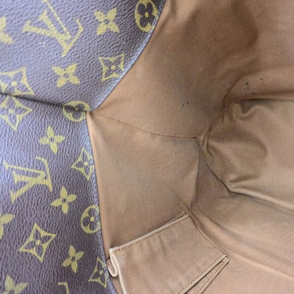 LOUIS VUITTON Sac Shopping Shoulder Tote Bag Monogram Leather - Picture 14 of 16